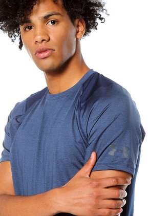 Camiseta Manga Larga Azul UNDER ARMOUR Hg Long Sleeve