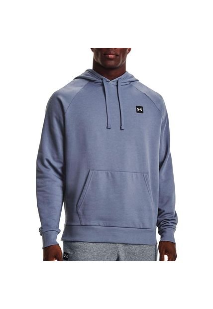 Hoodie Under Armour Rival Fleece-Morado/Oscuro