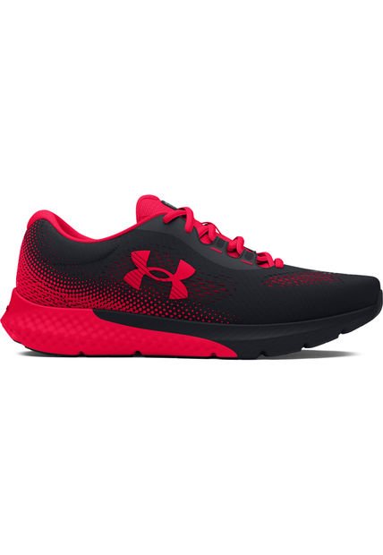 Tenis Hombre Under Armour Charged Rogue 4 - Negro-Rojo