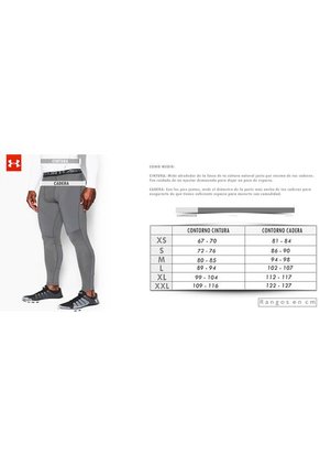 Lycra Under Armour Hg Armour-Gris