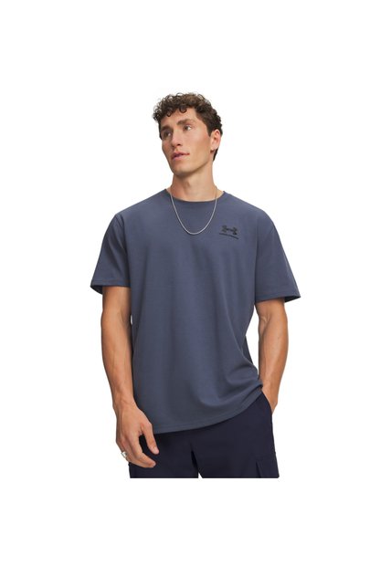 Camiseta Hombre Under Armour M Logo Emb Hvwght Gris Under Armour
