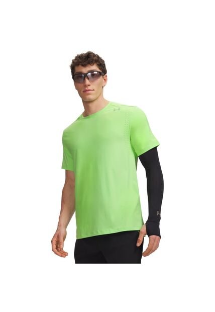 Camiseta Hombre Under Armour VELOCITI PRO SHRTSLV Verde Under Armour