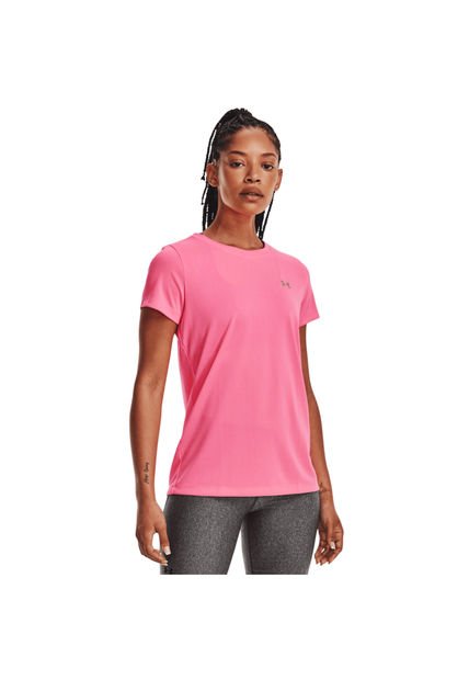 CAMISETA MUJER TECH SSC - SOLID-PNK 1277207-640-QSU Under Armour