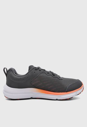 Tenis UNDER ARMOUR Charged Assert 10 Gris Oscuro