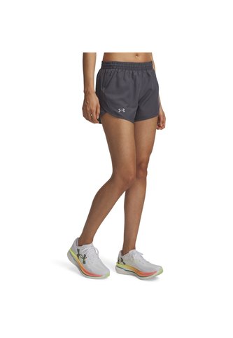 Short Mujer Under Armour Ua Fly By 3 Shorts Gris Under Armour Under Armour