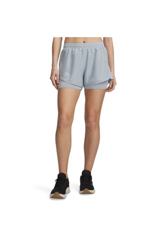 Short Mujer Under Armour Fly By 2 In 1 Shorts Gris Under Armour Under Armour