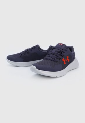Tenis Running Gris-Rojo UNDER ARMOUR Essential