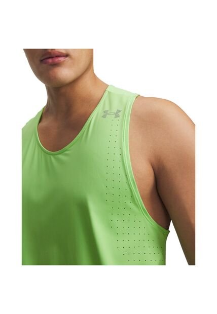 Camiseta Sin Mangas Hombre Under Armour VELOCITI PRO SINGLET Verde Under Armour