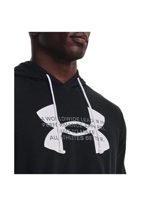 Hoodie Under Armour Rival Terry Logo-Negro