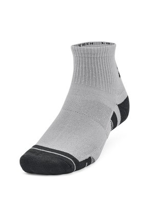 Medias Unisex UNDER ARMOUR PERFRMNC TECH 3P QTR Gris Under Armour