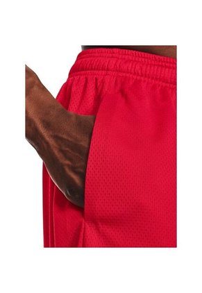 Pantaloneta Under Armour Tech Mesh 9 In-Rojo