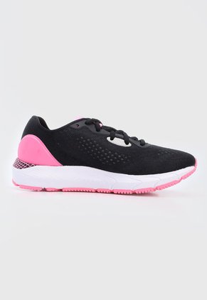 Tenis Running Negro-Blanco-Rosa Neón UNDER ARMOUR HOVR Sonic 5