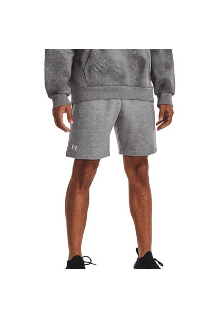 Pantaloneta Under Armour Rival Fleece-Gris