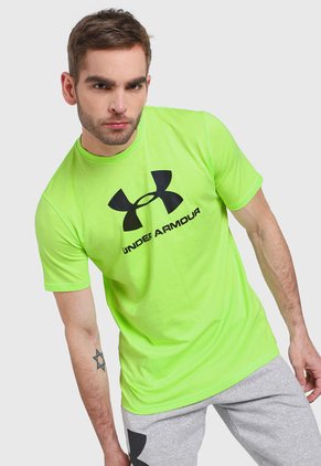 Camiseta Verde-Negro UNDER ARMOUR Sportstyle