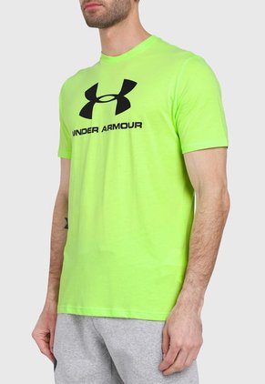 Camiseta Verde-Negro UNDER ARMOUR Sportstyle