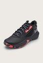 Tenis Basketball Negro-Rojo-Gris UNDER ARMOUR Lockdown 6 de Under Armour