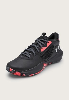 Tenis Basketball Negro-Rojo-Gris UNDER ARMOUR Lockdown 6