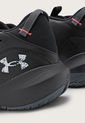 Tenis Basketball Negro-Rojo-Gris UNDER ARMOUR Lockdown 6 de Under Armour