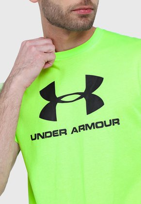 Camiseta Verde-Negro UNDER ARMOUR Sportstyle