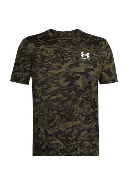 Camiseta Under Armour Abc Camo Ss Blk-Camuflado
