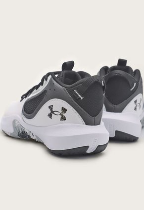 Tenis Basketball Blanco-Negro-Gris UNDER ARMOUR Lockdown 6