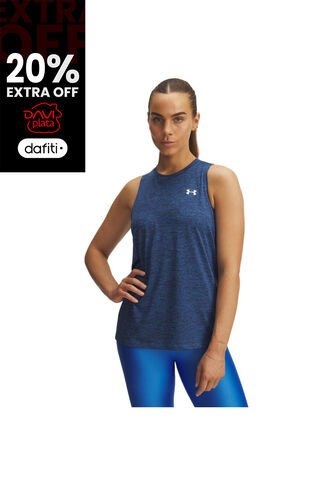 Camiseta Mujer Under Armour TECH TANK TWIST Azul Under Armour Under Armour