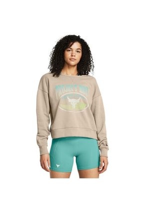 Buzo Mujer UNDER ARMOUR PJT RCK HW TERRY LS Marrón Under Armour