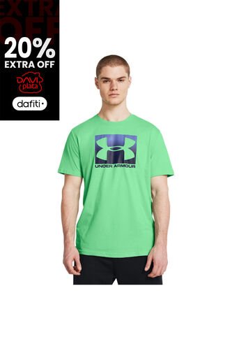 Camiseta Hombre UNDER ARMOUR UA BOXED SPORTSTYLE Verde Under Armour Under Armour