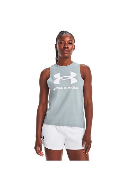 UNDER ARMOUR CAMISILLA LIVE SPORTSTYLE TANK RUNNING DAMA GRIS 