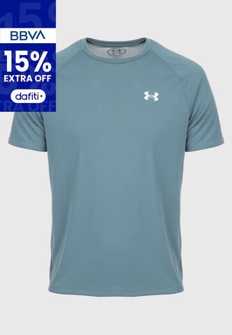 Camiseta UNDER ARMOUR Tech 2.0 Azul Under Armour
