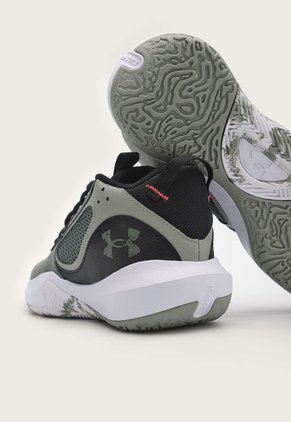 Tenis Basketball Verde Oliva-Blanco-Negro UNDER ARMOUR Lockdown 6
