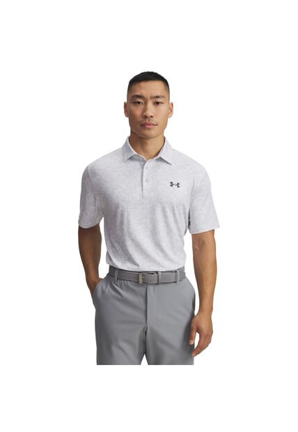 Camisa Hombre Under Armour PLAYOFF 3 PRNTD POLO Blanco Under Armour