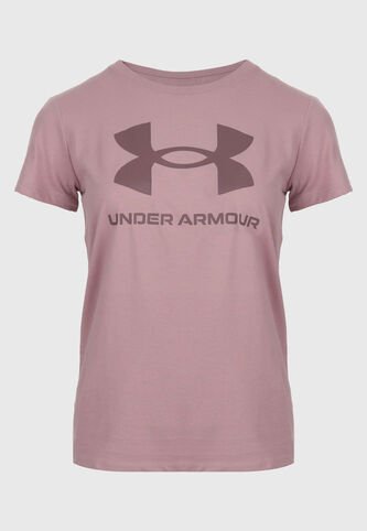 Camiseta UNDER ARMOUR Live Sportstyle Rosa Under Armour
