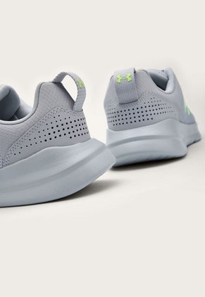Tenis Running Gris-Verde Neón-Azul Raf UNDER ARMOUR Essential