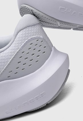 Tenis Running Blanco-Gris UNDER ARMOUR Charged Surge 4