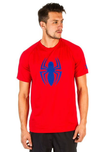 Nublado Vatio marca Camiseta Under Armour Ae Core Spider Man Rojo-Azul - Compra Ahora | Dafiti  Colombia