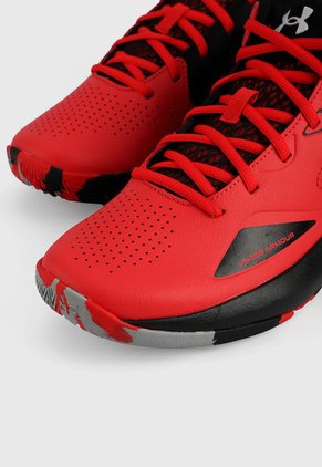 Tenis Basketball Rojo-Negro-Gris UNDER ARMOUR Lockdown 5