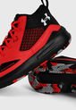 Tenis Basketball Rojo-Negro-Gris UNDER ARMOUR Lockdown 5 de Under Armour