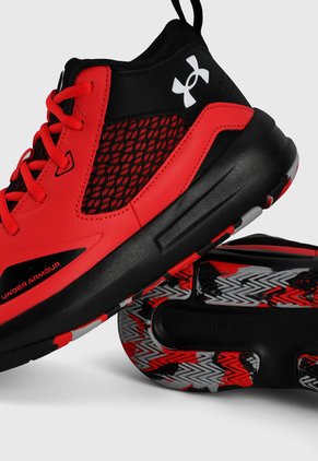 Tenis Basketball Rojo-Negro-Gris UNDER ARMOUR Lockdown 5