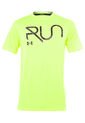 Camiseta Under Armour Gridlock T Verde Neón-Gris de Under Armour