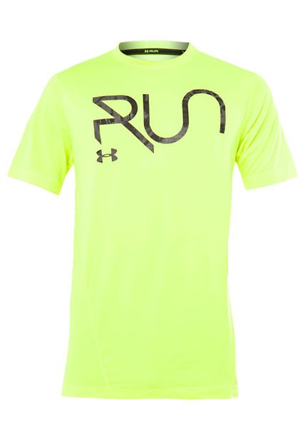 Camiseta Under Armour Gridlock T Verde Neón-Gris