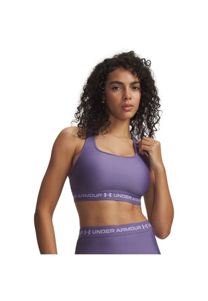 Sujetador Mujer Under Armour CROSSBACK MID BRA Purpura Under Armour