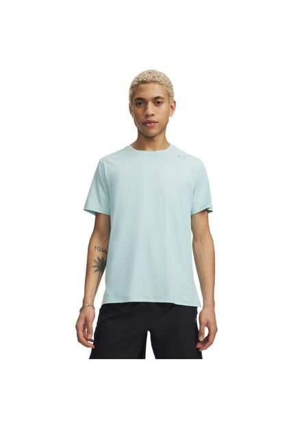 Camiseta Hombre Under Armour VELOCITI PRO SHRTSLV Verde Under Armour
