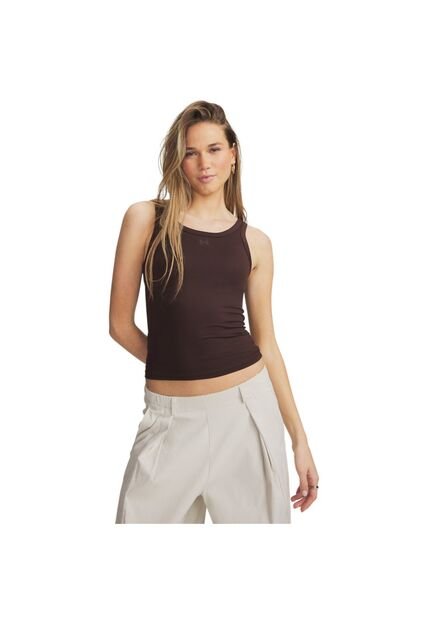 Camiseta Sin Mangas Mujer Under Armour MERIDIAN CORE TANK Marron Under Armour