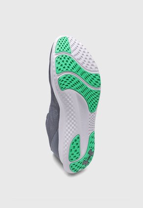 Tenis Running Gris-Blanco-Verde UNDER ARMOUR Charged Speed Swift