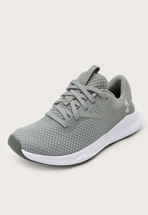 Tenis Training Verde Grisáceo-Blanco UNDER ARMOUR Charged Aurora 2