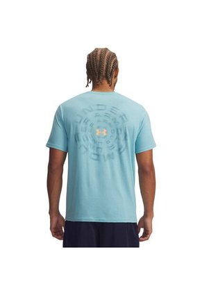 Camiseta Hombre Under Armour UA M BLUR WM SS Azul Under Armour