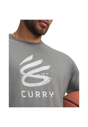 Camiseta Hombre Under Armour CURRY SPLASH WDMRK T Verde Under Armour