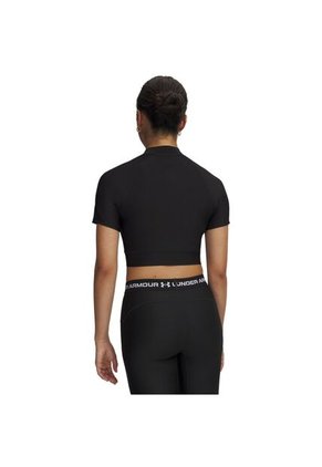 Camiseta Mujer Under Armour HEATGEAR CROP MCK SS Negro Under Armour