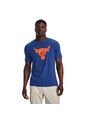 Camiseta Under Armour Pjt Rock Brahma-Azul de Under Armour